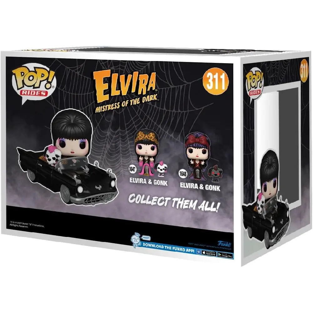 Funko POP! Rides Deluxe: Elvira Mistress of The Dark with Macabre Mobile thumbnail
