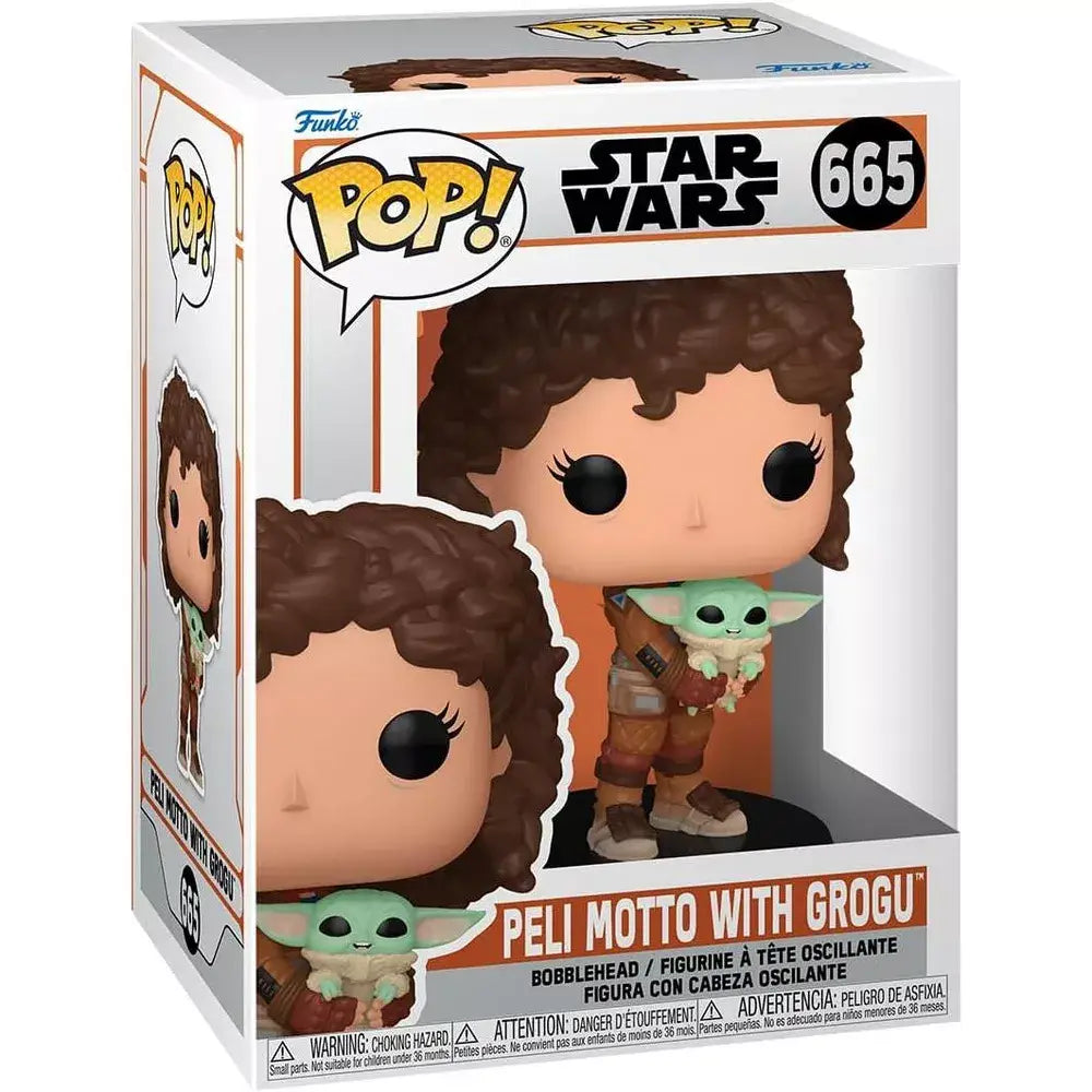 Funko POP! Star Wars: The Mandalorian S9 - Peli Motto with Grogu thumbnail