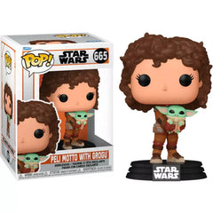 Funko POP! Star Wars: The Mandalorian S9 - Peli Motto with Grogu