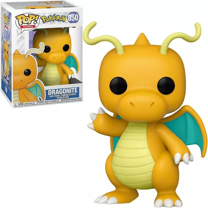 Funko Pop Games: Pokémon S8 - Dragonite - Vinyl Figure #850 #56312 thumbnail