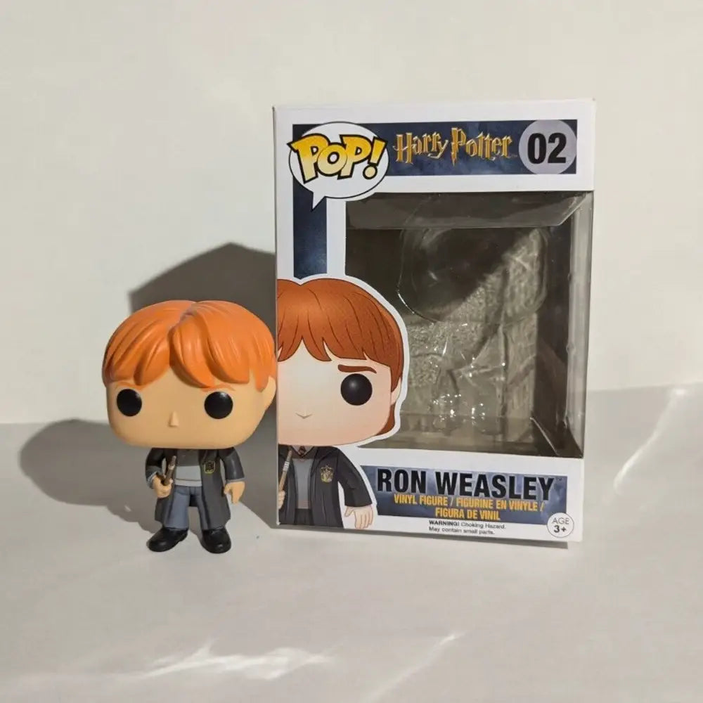 Funko Pop Movies - Harry Potter - Ron Weasley Action Figure 02. Ron Weasley has joined the growing collection of POP! products.  Who is Ron Weasley? Ron is a member of the Weasley family and Harry Potter’s closest friend. F-5859 thumbnail