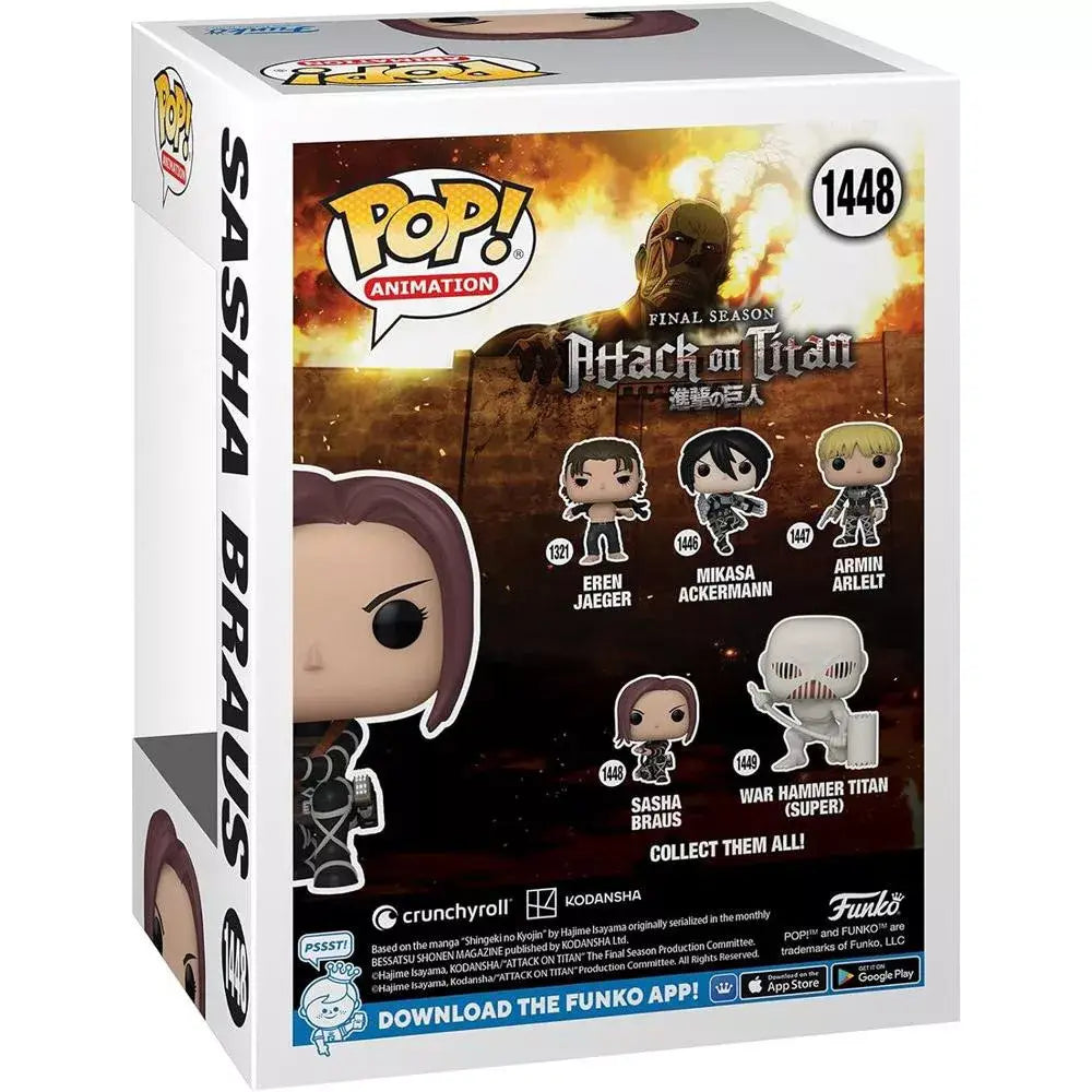 Funko Pop! Animation: Attack on Titan - Sasha Braus F-67927 thumbnail