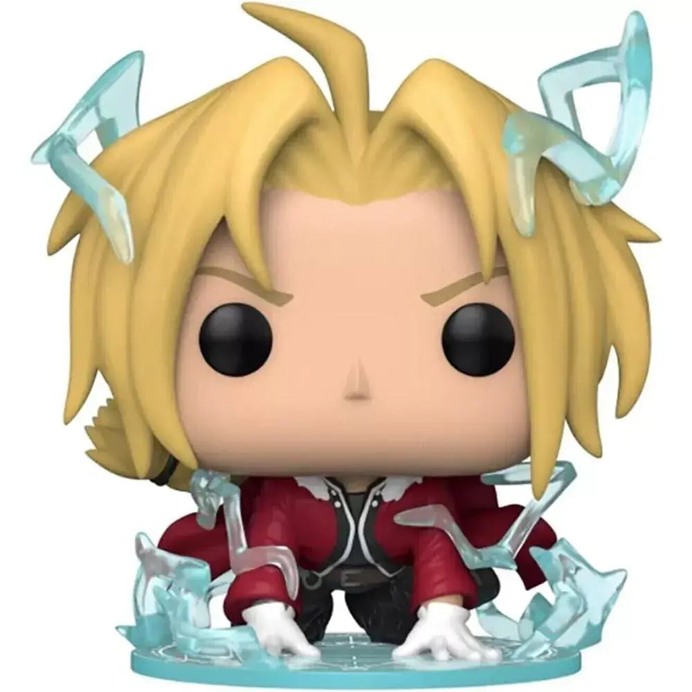 Funko Pop! Animation: Full Metal Alchemist: Brotherhood - Edward Elric. Offers the chance to own a rare chase variant, increasing its value and appeal among Fullmetal Alchemist: Brotherhood fans and collectors. F-57737 thumbnail