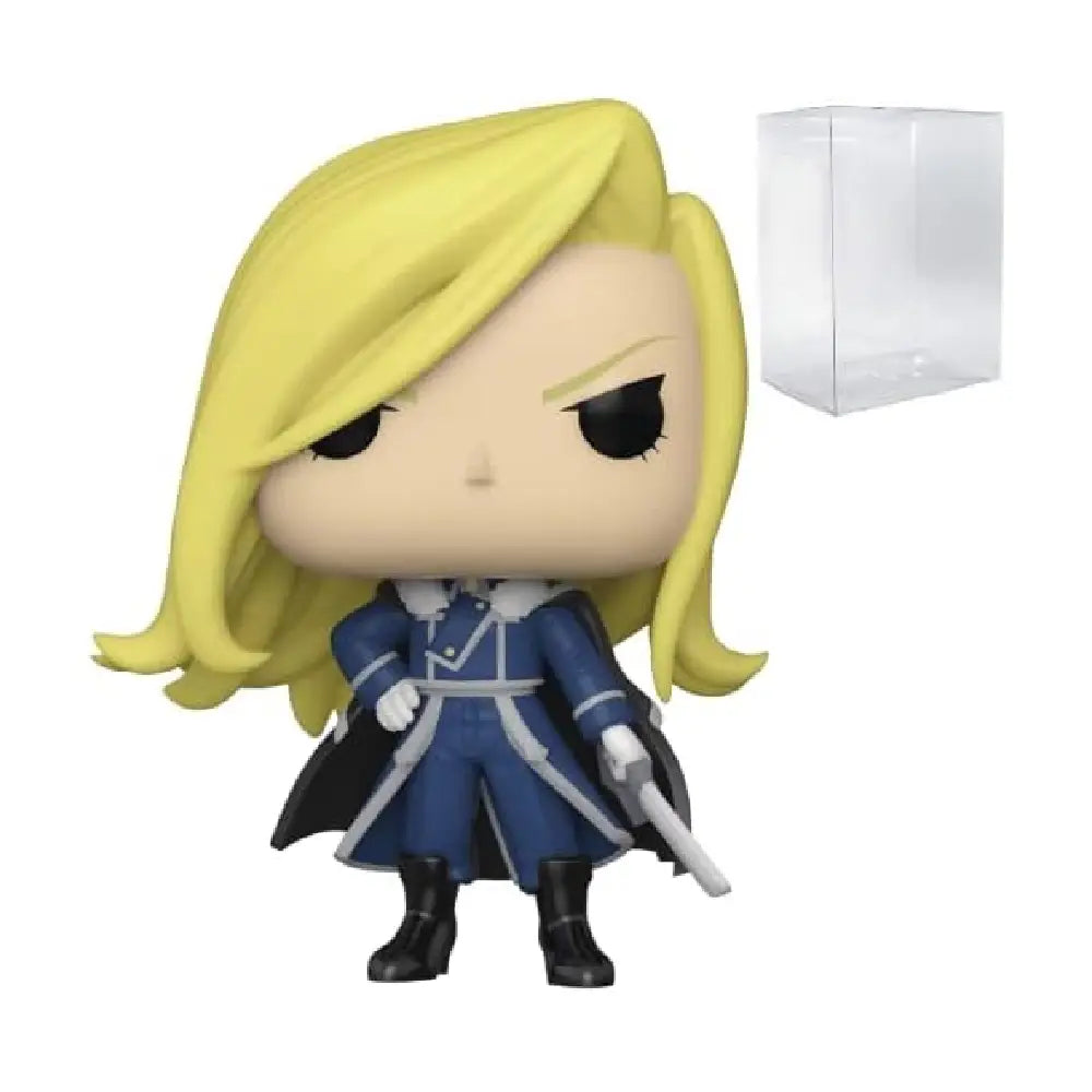 Funko Pop! Animation: Full Metal Alchemist: Brotherhood - Oliver Mira Armstrong. This figure captures her likeness in Funko’s signature stylized design, with exaggerated features and a distinctive pose.  F-57738 thumbnail
