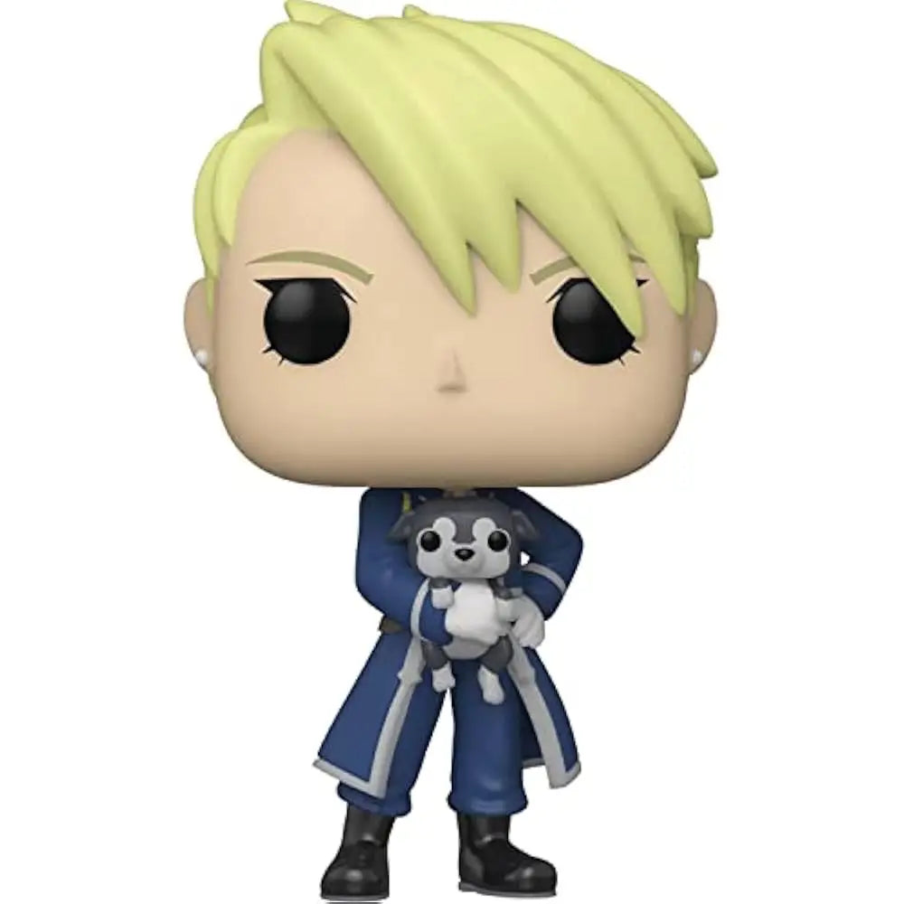 Funko Pop! Animation: Full Metal Alchemist: Brotherhood - Riza Hawkeye. This stylized collectible measures 3 ¾ inches in height, making it an ideal addition for any Fullmetal Alchemist enthusiast!  F-57739 thumbnail