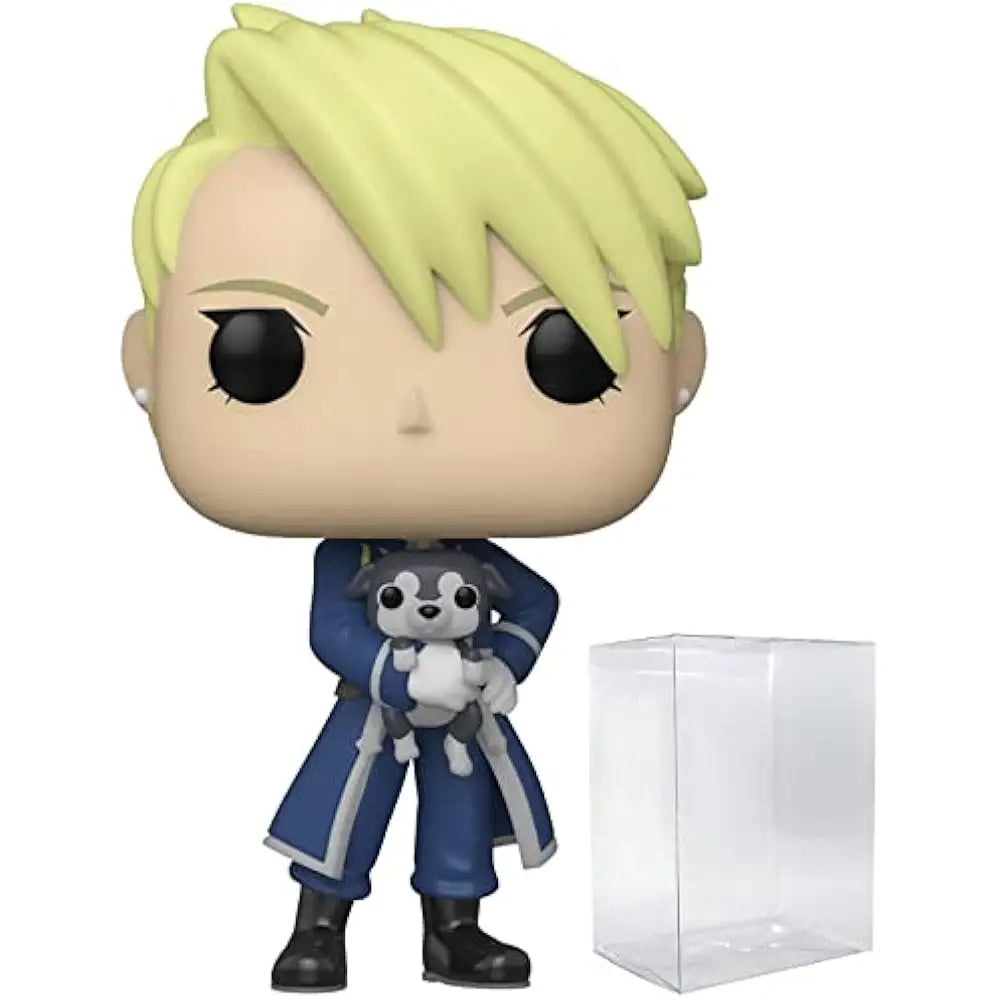 Funko Pop! Animation: Full Metal Alchemist: Brotherhood - Riza Hawkeye. This stylized collectible measures 3 ¾ inches in height, making it an ideal addition for any Fullmetal Alchemist enthusiast!  F-57739 thumbnail