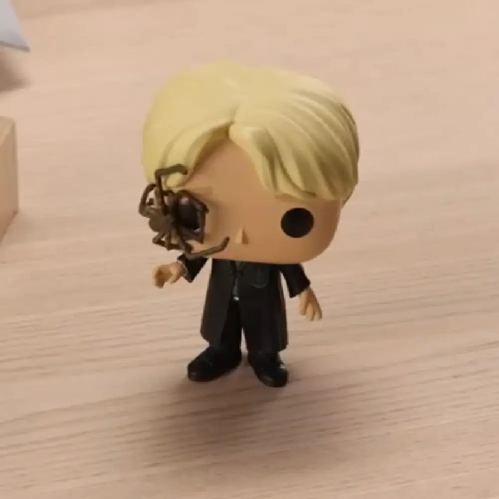 Funko Pop! Harry Potter: Harry Potter -Draco Malfoy with Whip Spider. This Funko Pop! figure showcases Malfoy alongside his distinctive whip spider, making it a special piece for fans seeking unique and exclusive collectibles. F-48069 thumbnail