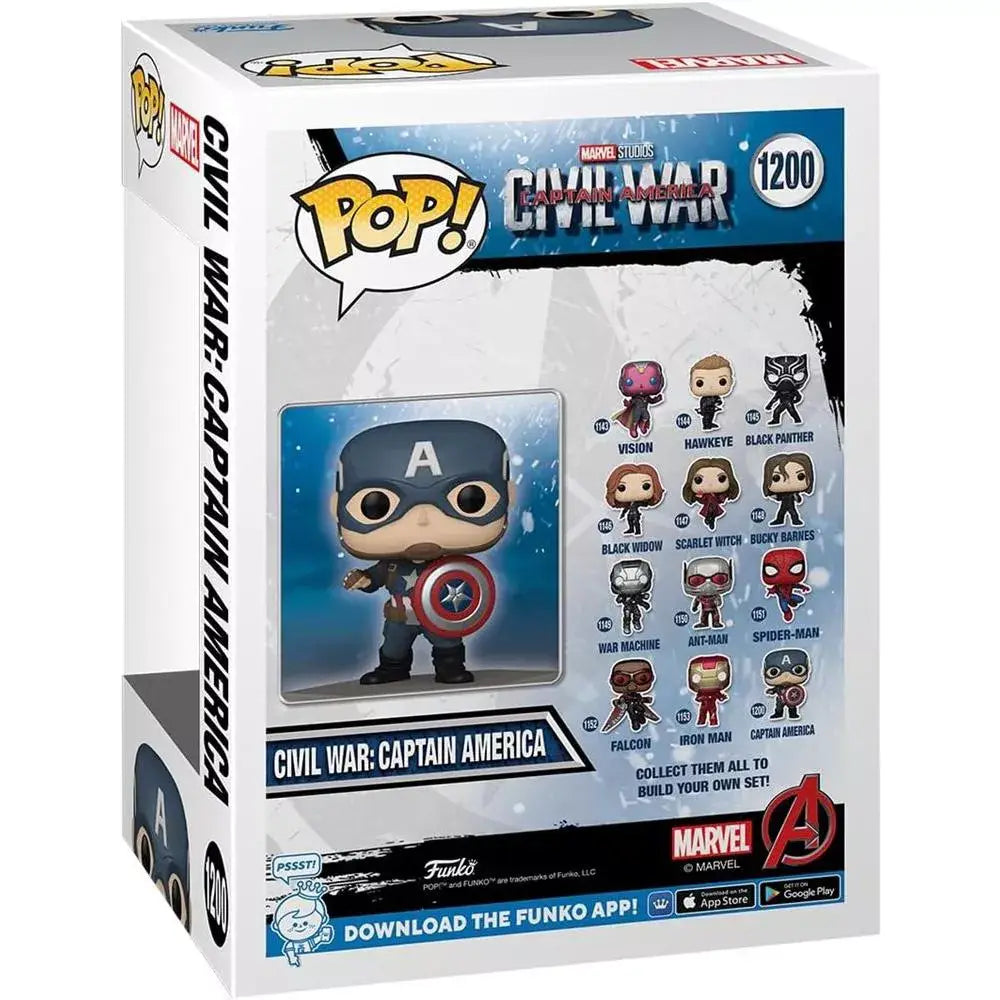 Funko POP! Marvel: Civil War Build A Scene - Captain America Amazon Exclusive. Part of the Build A Scene collection, this piece connects seamlessly with other figures in the series to recreate the legendary battle sequence. F-70101 thumbnail