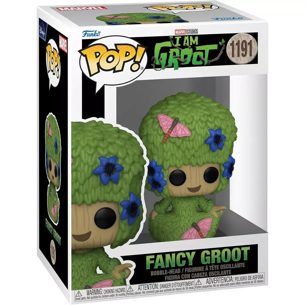 Funko Pop! Marvel: I Am Groot - Fancy Groot F-70649 thumbnail