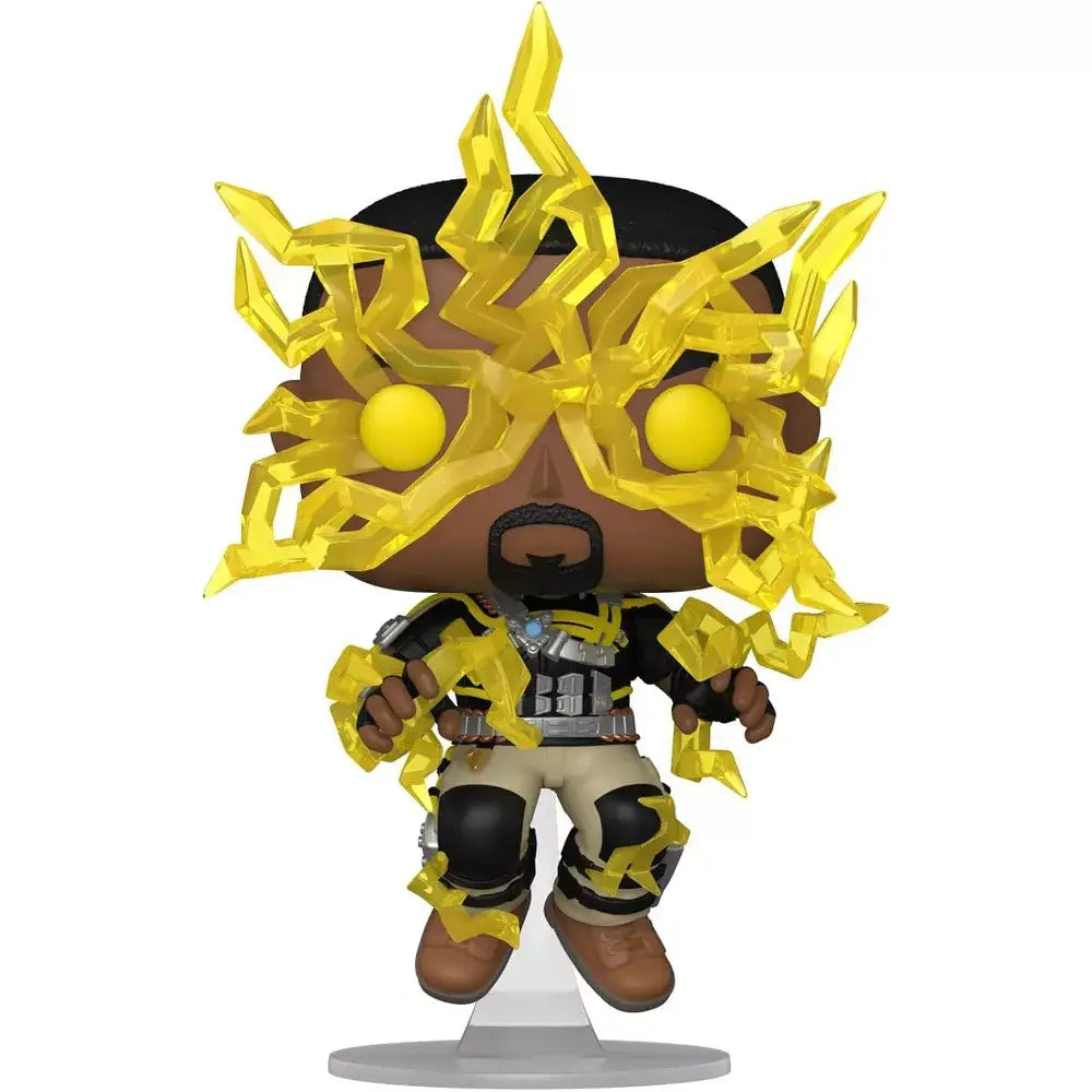 Funko Pop! Marvel: Spider-Man: No Way Home - Electro in Finale Suit. Assist Spider-Man in capturing this villain by adding this figure to your Spider-Man: No Way Home collection. F-67604 thumbnail