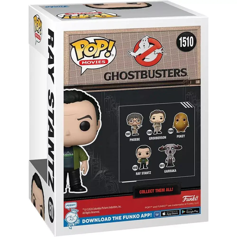 Funko Pop! Movies: Ghostbusters: Frozen Empire - Ray Stantz Glow in The Dark. Measuring about 3.75 inches tall, this vinyl figure features Ray Stantz dressed in his classic Ghostbusters outfit, complete with his proton pack and signature jumpsuit. F-73387 thumbnail