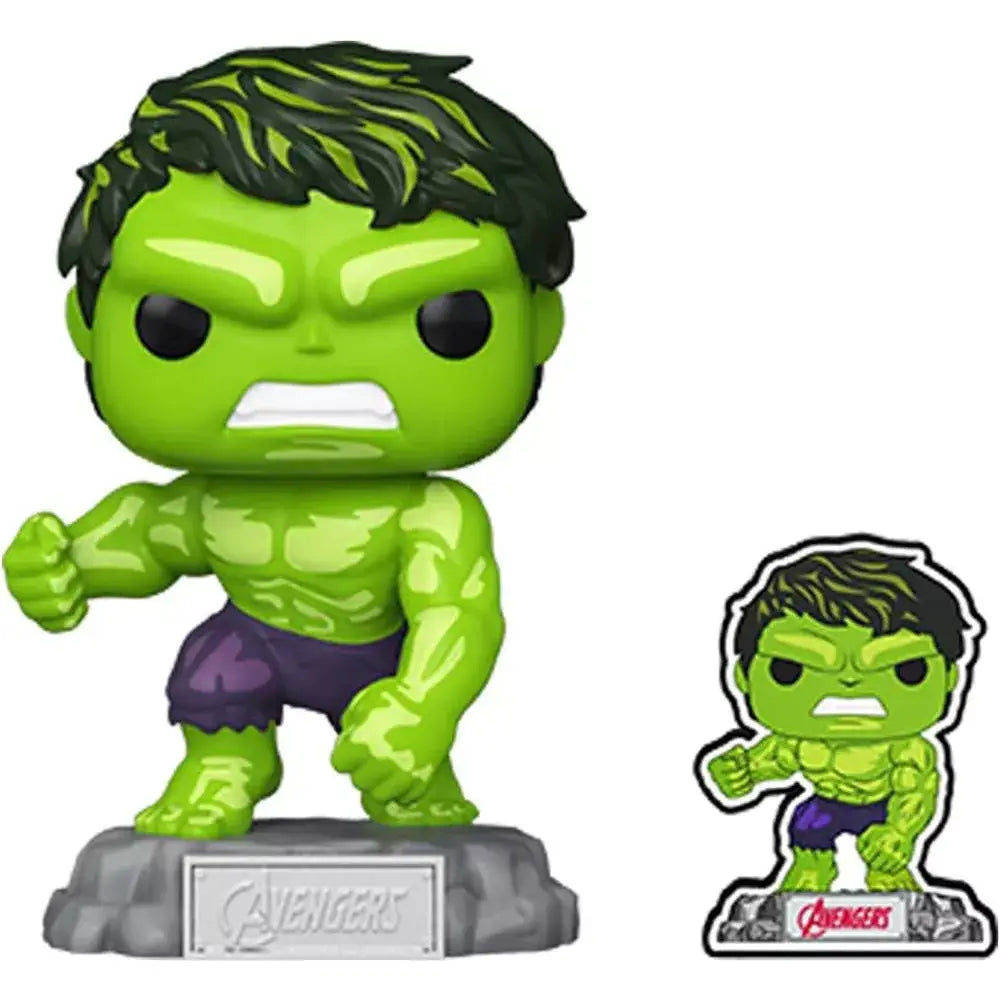 Funko Pop! & Pin: The Avengers: Hulk with Pin Amazon Exclusive F-70127 thumbnail