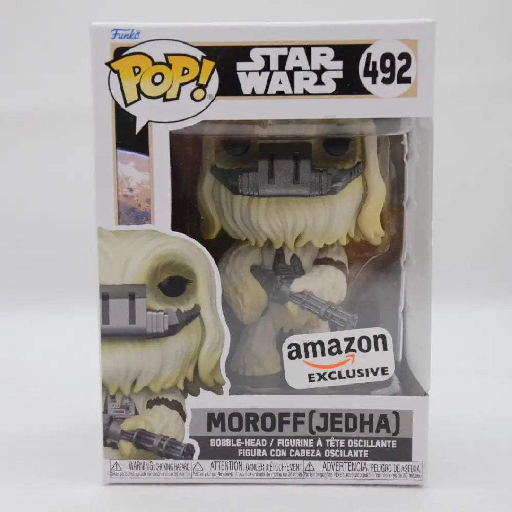 Funko Pop! Star Wars: Across The Galaxy - Moroff Amazon Exclusive. Measuring around 3.75 inches tall, this collectible brings Moroff’s fierce and memorable presence to life with remarkable attention to detail. F-55626 thumbnail