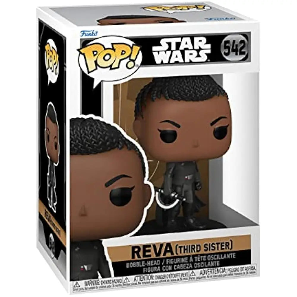 Funko Pop!  Star Wars: OBI-Wan Kenobi - Reva (Third Sister). Bring harmony to your Star Wars™ collection with Pop! Reva Third Sister from the Obi-Wan Kenobi series. F-64561 thumbnail