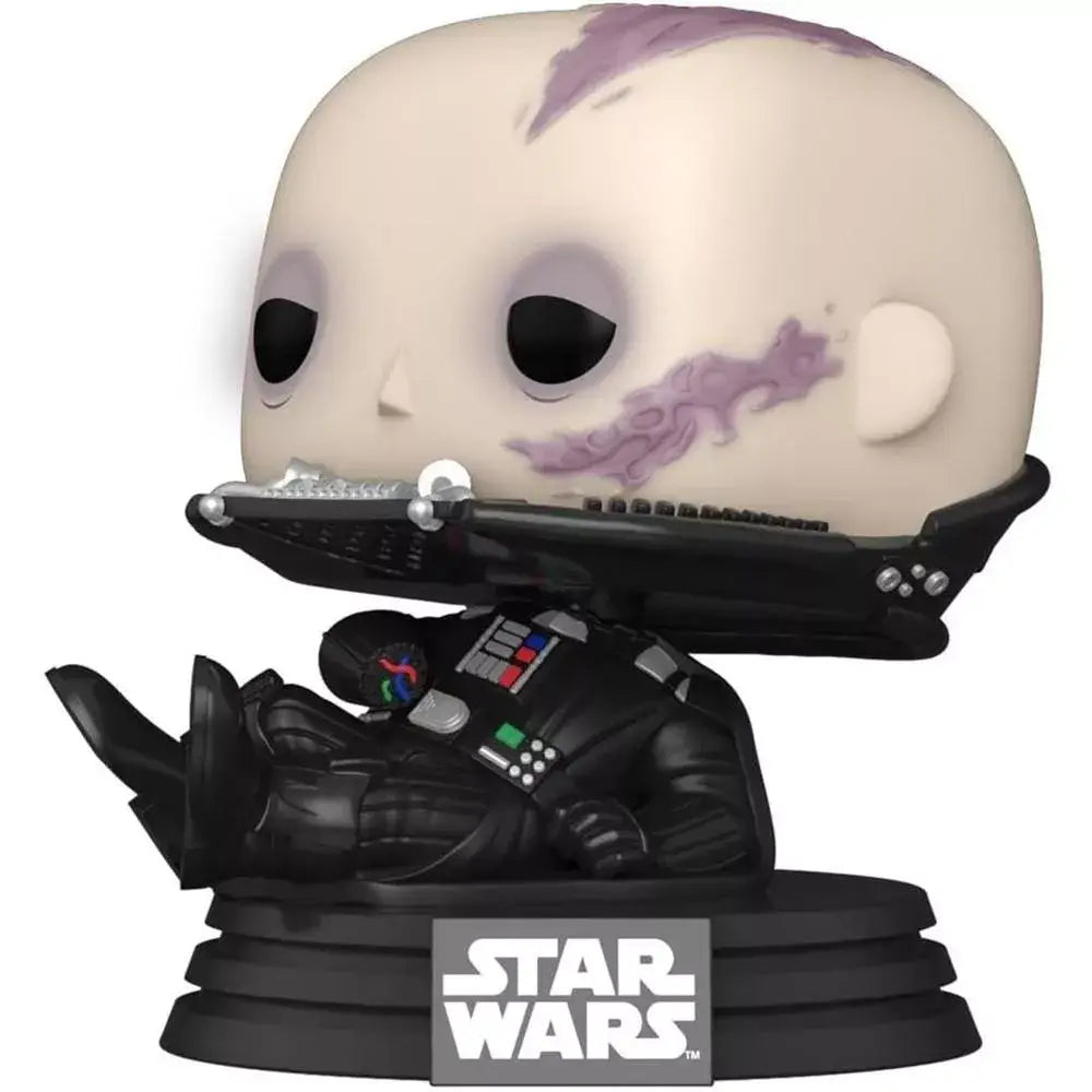 Funko Pop! Star Wars: Return of The Jedi 40th Anniversary Darth Vader. Measuring about 3.75 inches tall, this collectible showcases Darth Vader in his signature black armor, complete with his helmet, control panel, and flowing cape. F-70750 thumbnail