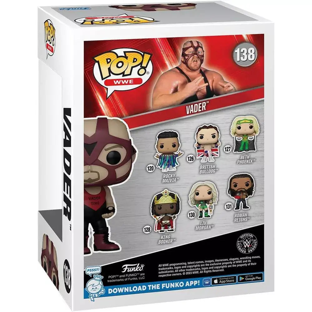 Funko Pop! WWE: 60th Anniversary - Vader F-72283 thumbnail
