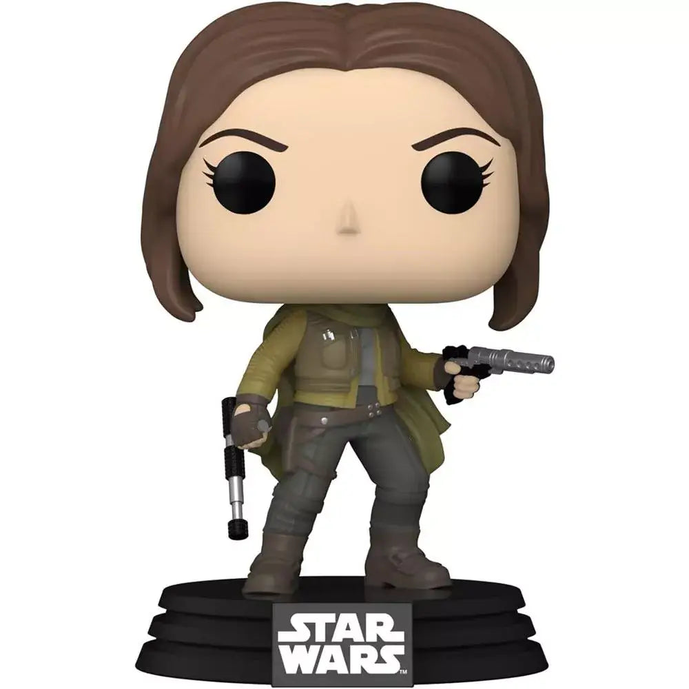 Funko Pop!: Star Wars: Power of The Galaxy - Jyn Erso Amazon Exclusive. This limited-edition collectible showcases the fearless and determined hero from Rogue One: A Star Wars Story in a bold, action-ready pose. F-66344 thumbnail