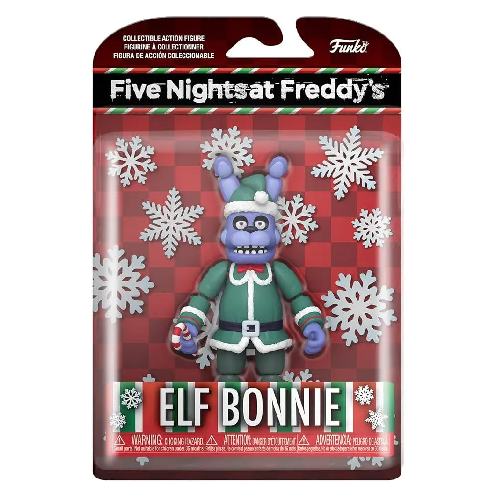 Funko Action Figure: Five Nights at Freddy's- Holiday Bonnie The Rabbit. Holiday Bonnie represents a fan-favorite from the FNAF franchise, attracting collectors who appreciate genuine and nostalgic pieces. F-72481 thumbnail
