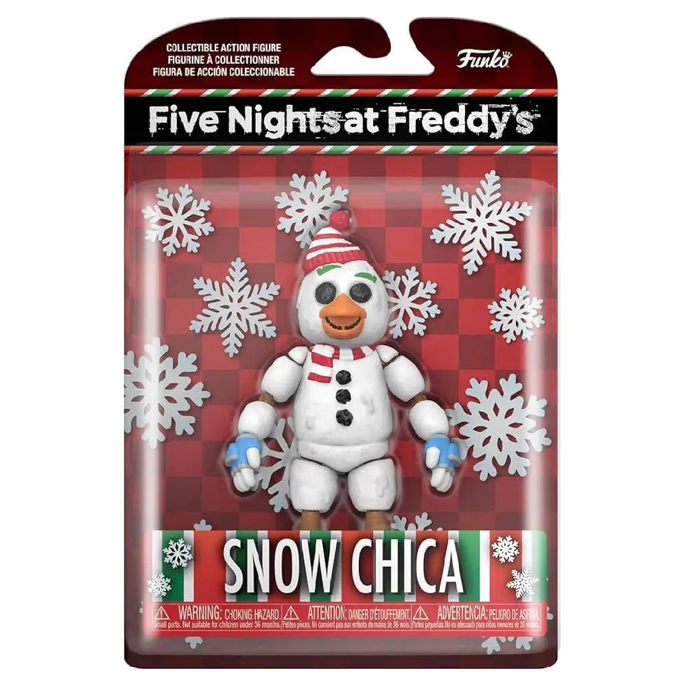 Funko Action Figure: Five Nights at Freddy's (FNAF) - Holiday Chica The Chicken. Holiday Chica showcases meticulous detailing and vibrant colors that perfectly embody the festive FNAF spirit. F-72482 thumbnail