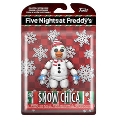 Funko Action Figure: Five Nights at Freddy's (FNAF) - Holiday Chica The Chicken. Holiday Chica showcases meticulous detailing and vibrant colors that perfectly embody the festive FNAF spirit. F-72482