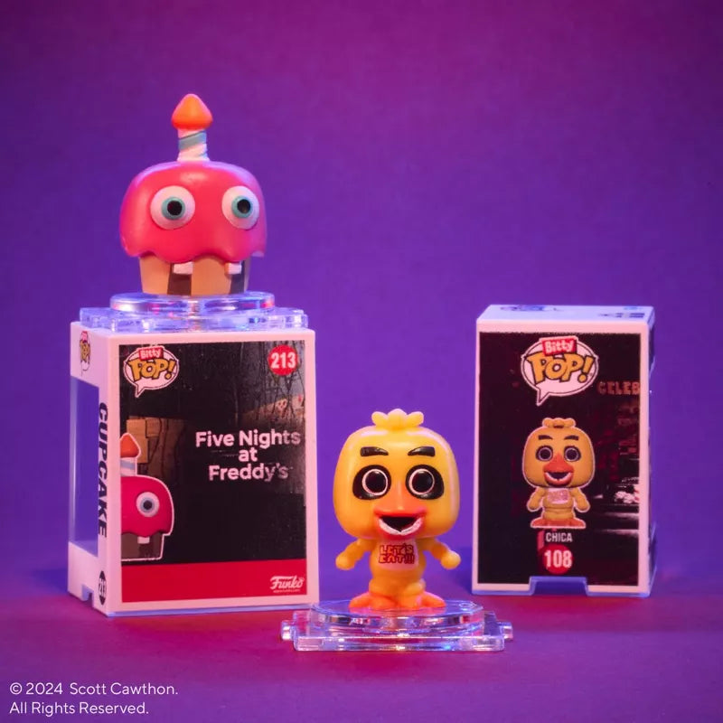Funko Bitty POP! Five Nights at Freddy's (FNAF) Foxy, Cupcake, Chica, & Mystery thumbnail