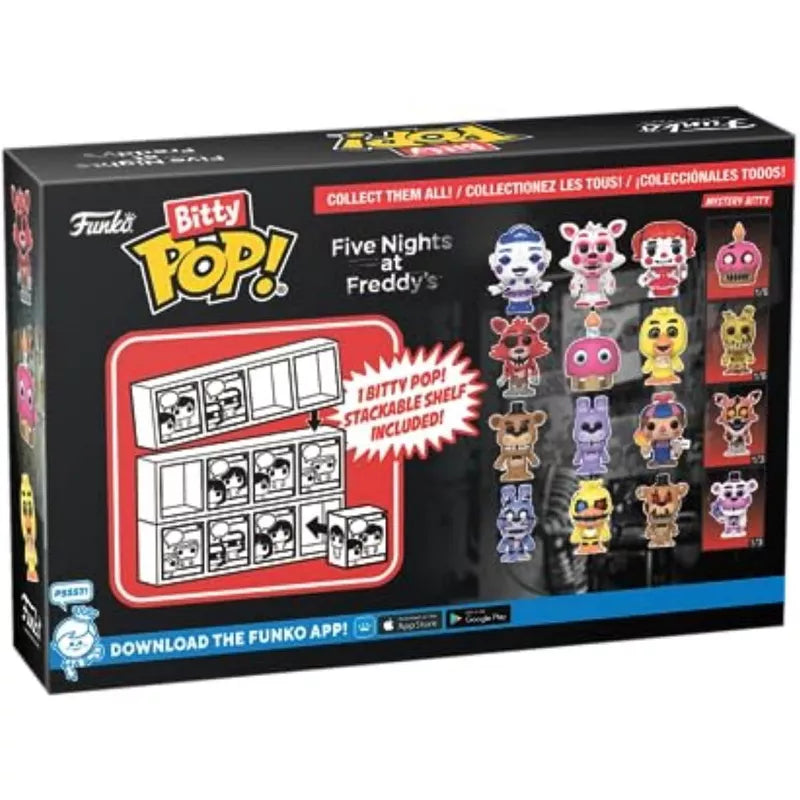 Funko Bitty POP! Five Nights at Freddy's (FNAF) Foxy, Cupcake, Chica, & Mystery thumbnail