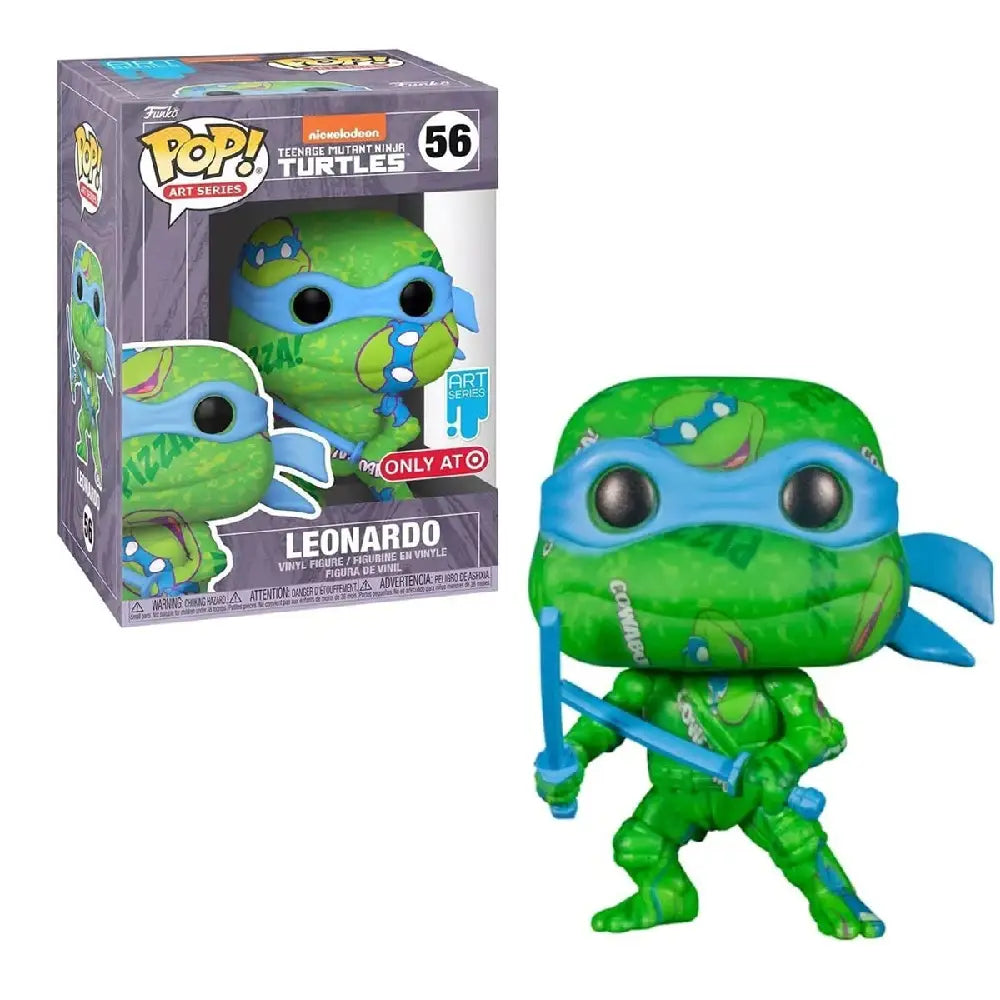 Funko Leonardo Artist Series Teenage Mutant Ninja Turtles Pop! Vinyl Figure with Pop! Protector - Exclusive. Perfect for TMNT fans and collectors of unique Funko Pop! figures, this exclusive Leonardo figure is a standout piece. F-59891 thumbnail
