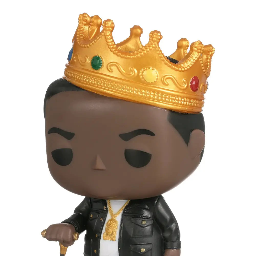 Funko Pop Rocks: The Notorious B.I.G. - Notorious B.I.G. with Crown. With an unmatched impact on hip hop, it’s only right that this Notorious B.I.G. Pop! figure. F-31550 thumbnail