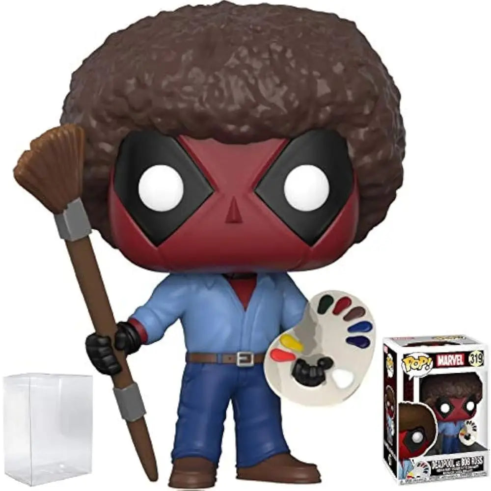 Funko POP! Deadpool Playtime As BOB ROSS  F-30865 thumbnail