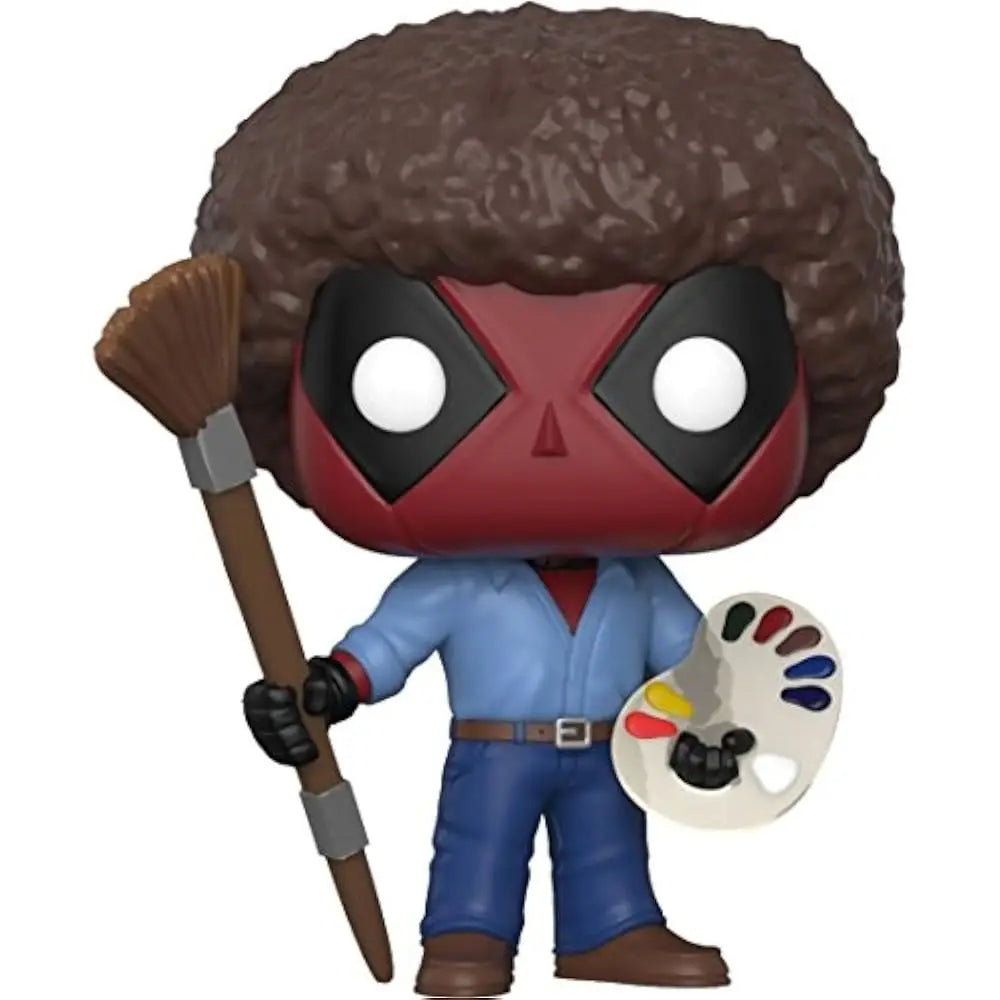 Funko POP! Deadpool Playtime As BOB ROSS  F-30865 thumbnail