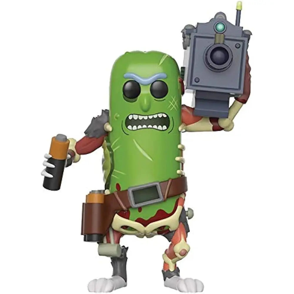 Funko Pop Animation Rick And Morty Pickle Rick with Laser Figure. Showcasing Pickle Rick from the hit series Rick & Morty, this collectible brings the character’s outrageous transformation to life. F-27862 thumbnail