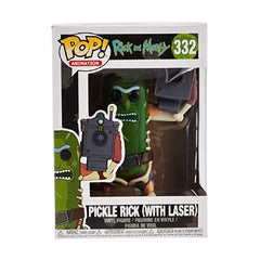 Funko Pop Animation Rick And Morty Pickle Rick with Laser Figure. Showcasing Pickle Rick from the hit series Rick & Morty, this collectible brings the character’s outrageous transformation to life. F-27862