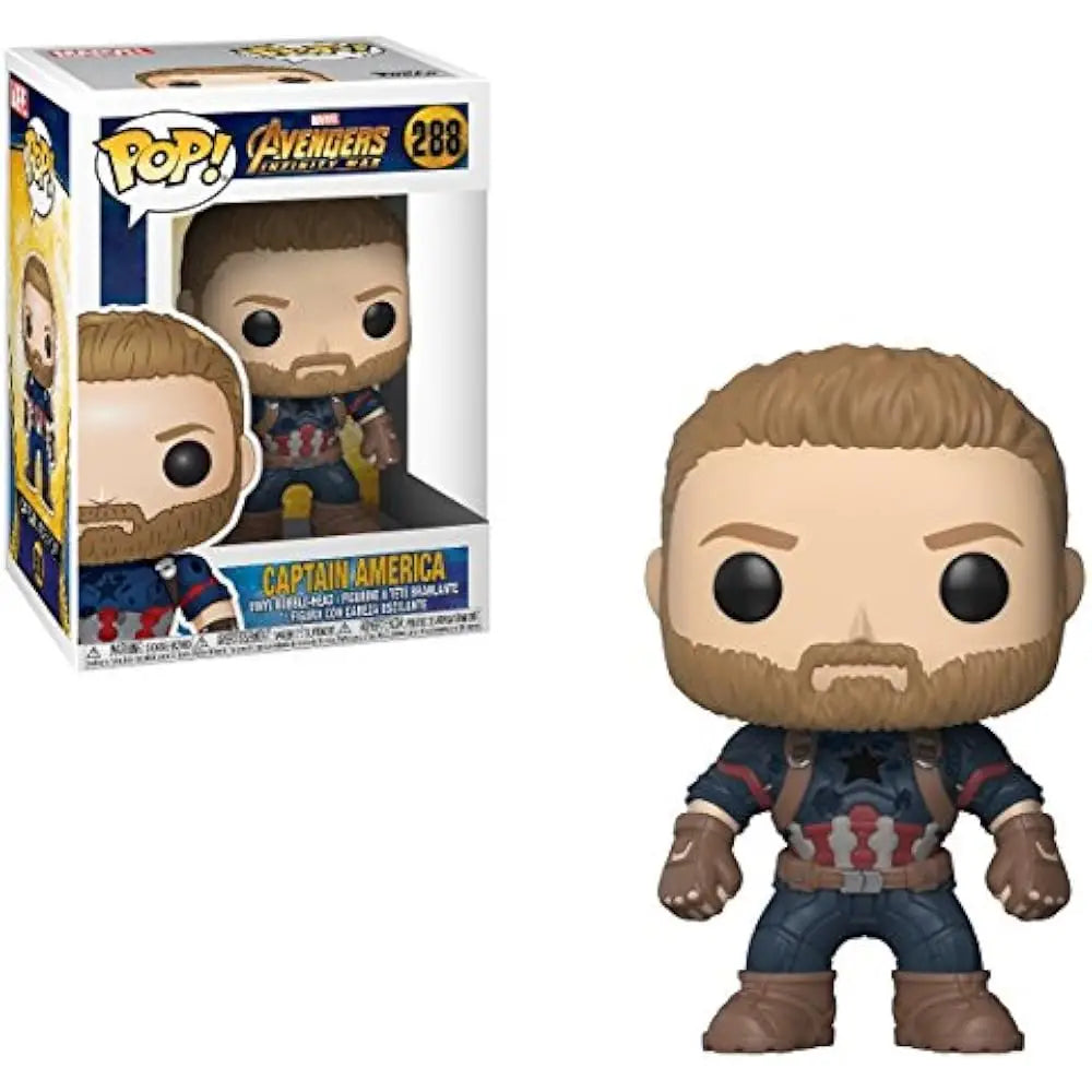 Funko Pop Marvel: Avengers Infinity War - Captain America Collectible Figure. This limited-edition Captain America figure is an essential addition to any Avengers: Infinity War memorabilia collection. F-26466 thumbnail