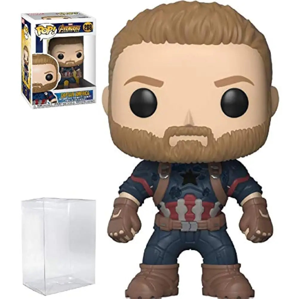 Funko Pop Marvel: Avengers Infinity War - Captain America Collectible Figure. This limited-edition Captain America figure is an essential addition to any Avengers: Infinity War memorabilia collection. F-26466 thumbnail