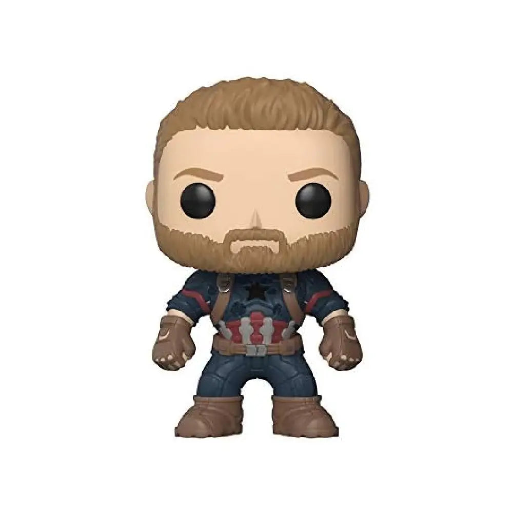Funko Pop Marvel: Avengers Infinity War - Captain America Collectible Figure. This limited-edition Captain America figure is an essential addition to any Avengers: Infinity War memorabilia collection. F-26466 thumbnail
