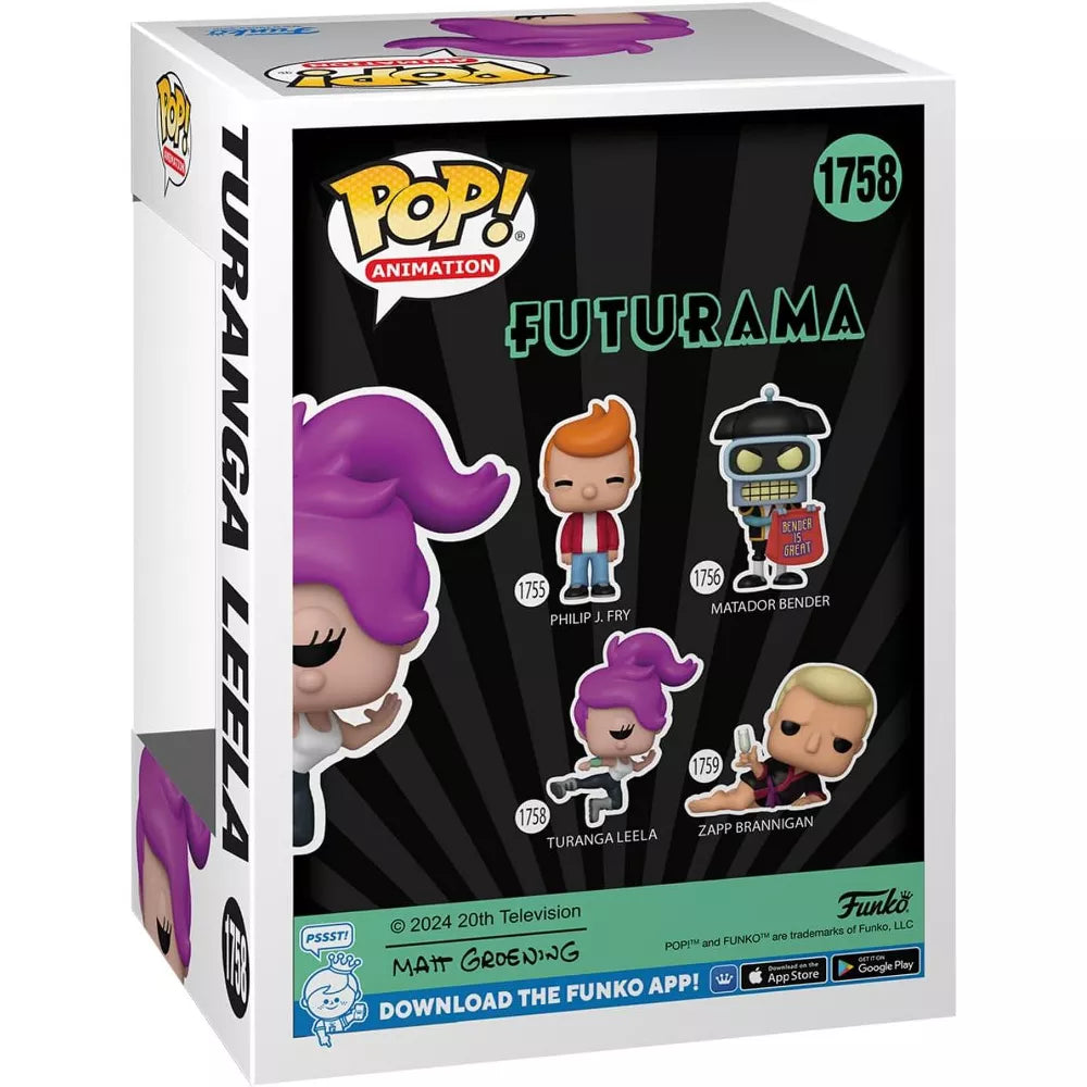 Funko POP! Futurama Turanga Leela Figure #1758 #80077 thumbnail