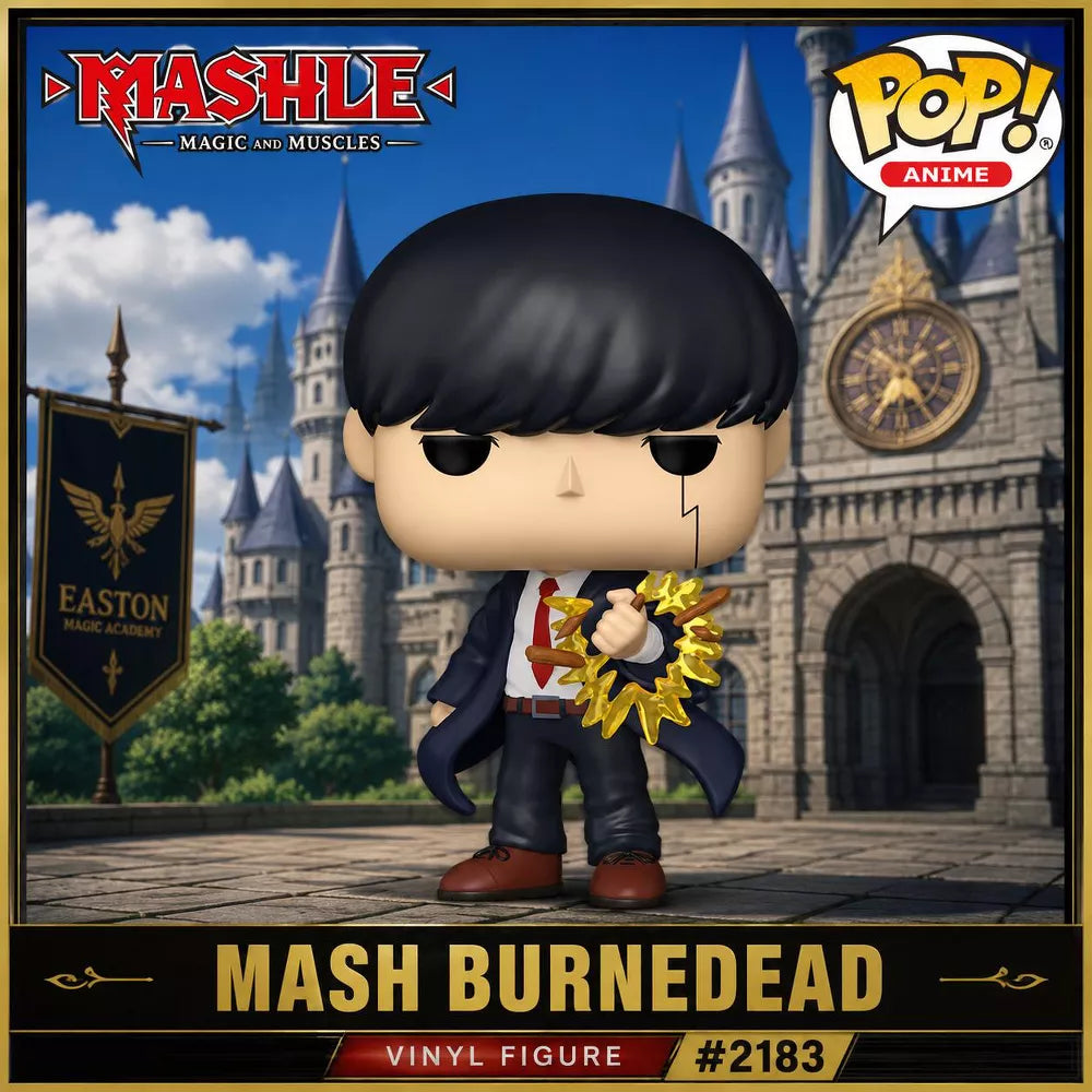 Funko POP! Mashle: Mash Burnedead Vinyl Figure #2183 thumbnail