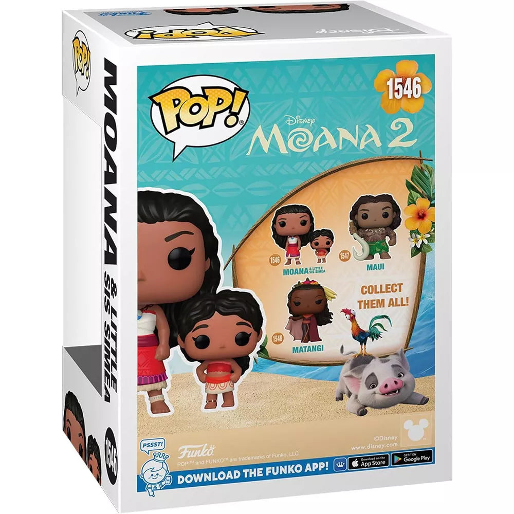 Funko POP! & Buddy Moana & Simea Figure #1546 #79736 thumbnail