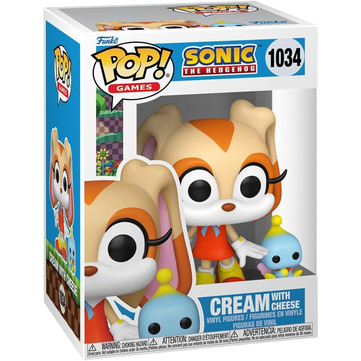 Funko POP & Buddy: Sonic the Hedgehog – Cream with Cheese – Vinyl Figure thumbnail