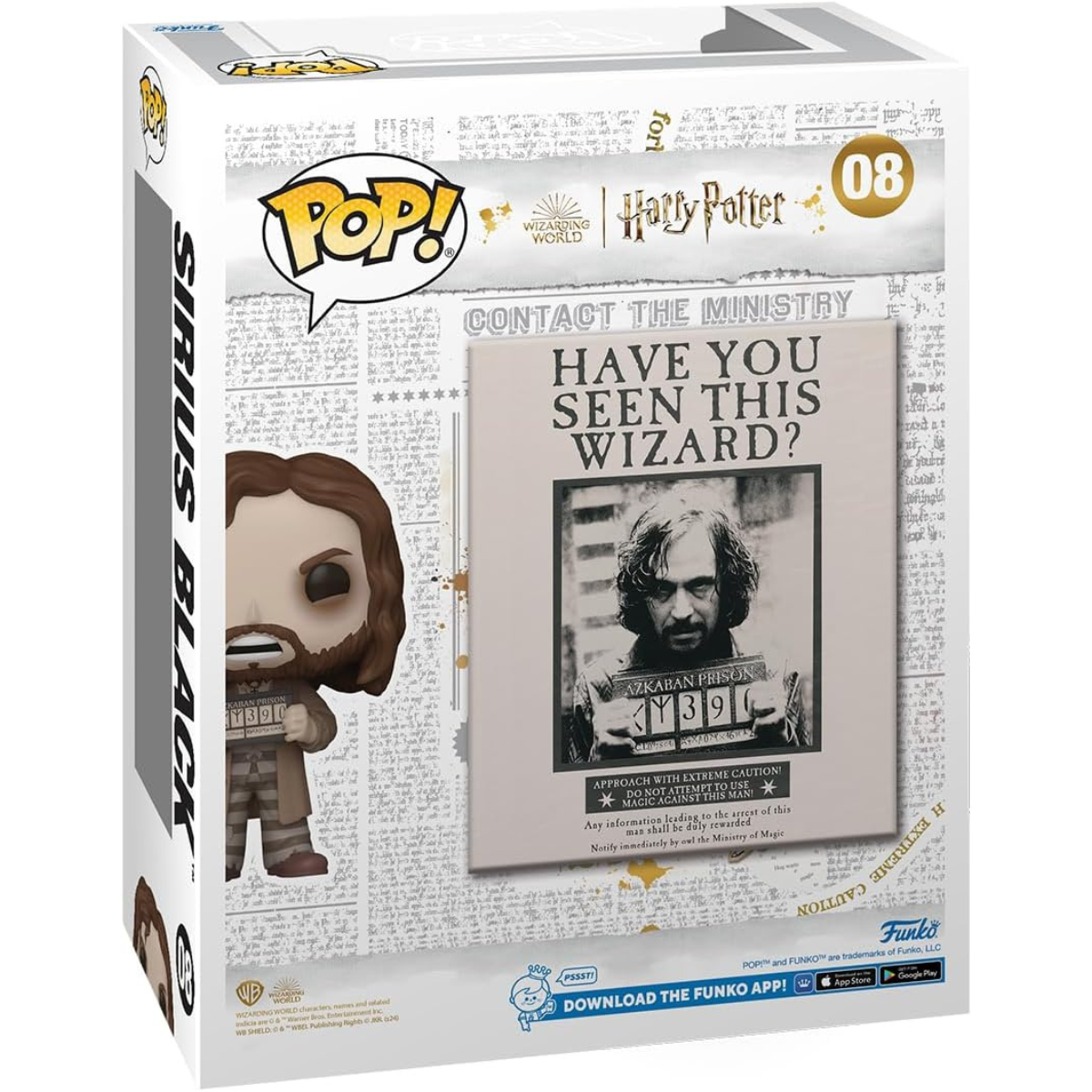Funko Pop! Cover: Harry Potter – Prisoner of Azkaban Poster with Sirius Black thumbnail