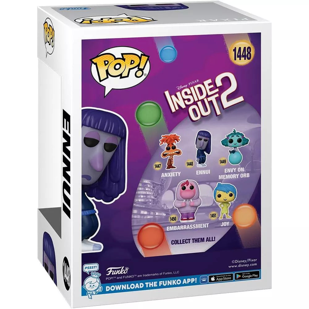 Funko POP! Inside Out 2 Ennui Vinyl Figure #1448 #75997 thumbnail