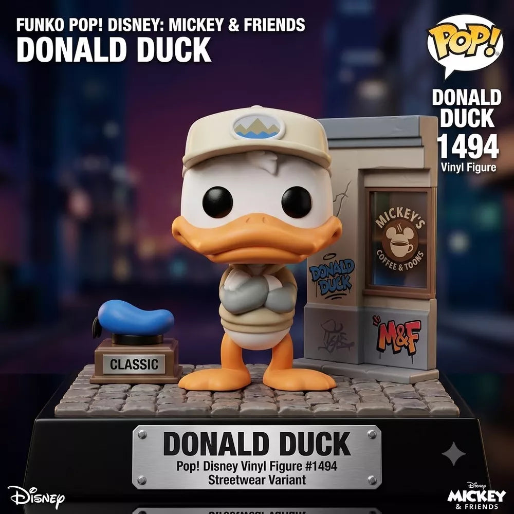 Funko POP! Disney Donald Duck Vinyl Figure #1494 #82688 thumbnail