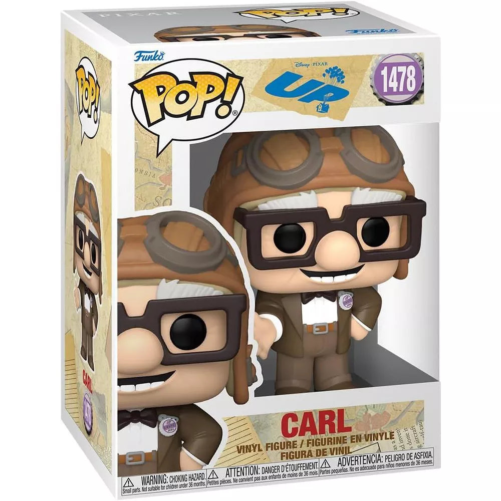 Funko POP! UP Carl Fredricksen Aviator Hat Figure #1478 #80836 thumbnail