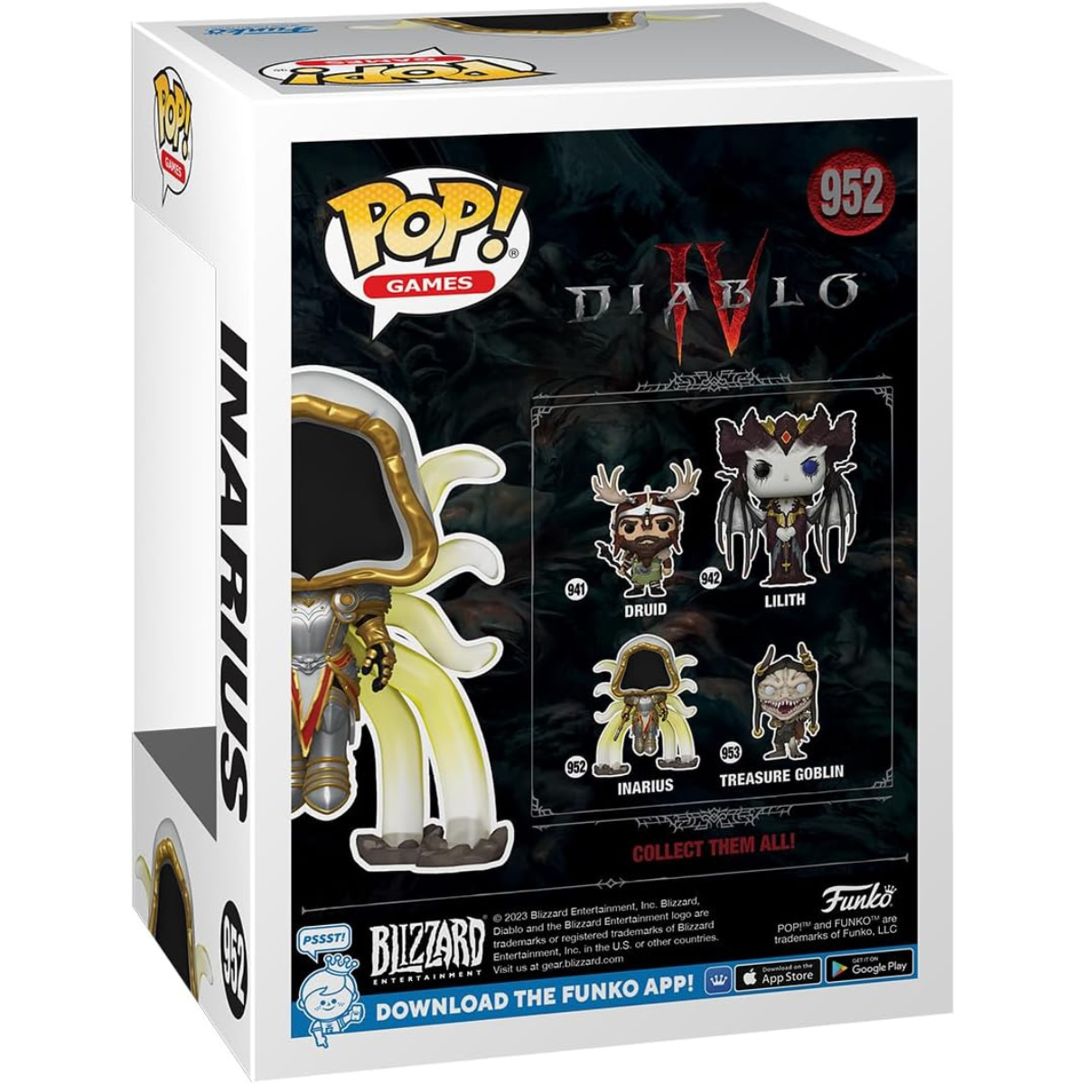 Funko POP! Games: Diablo IV – Inarius – Vinyl Figure thumbnail