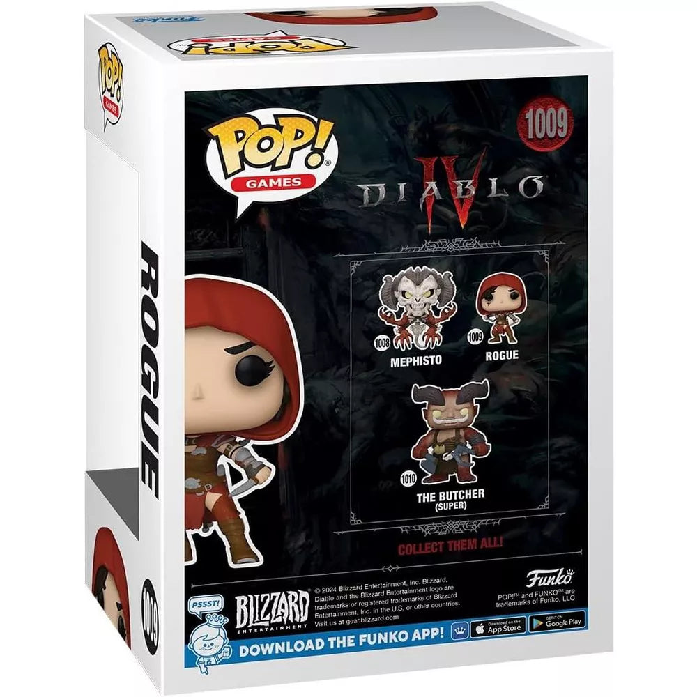 Funko POP! Games: Diablo 4 - Rogue - Vinyl Figure #1009 #82373 thumbnail