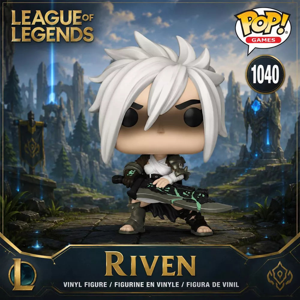 Funko POP! League of Legends Riven Vinyl Figure #1040 #80299 thumbnail