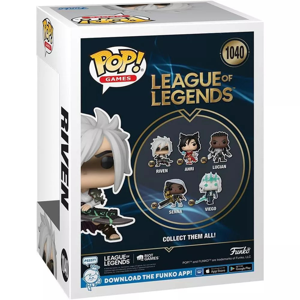 Funko POP! League of Legends Riven Vinyl Figure #1040 #80299 thumbnail