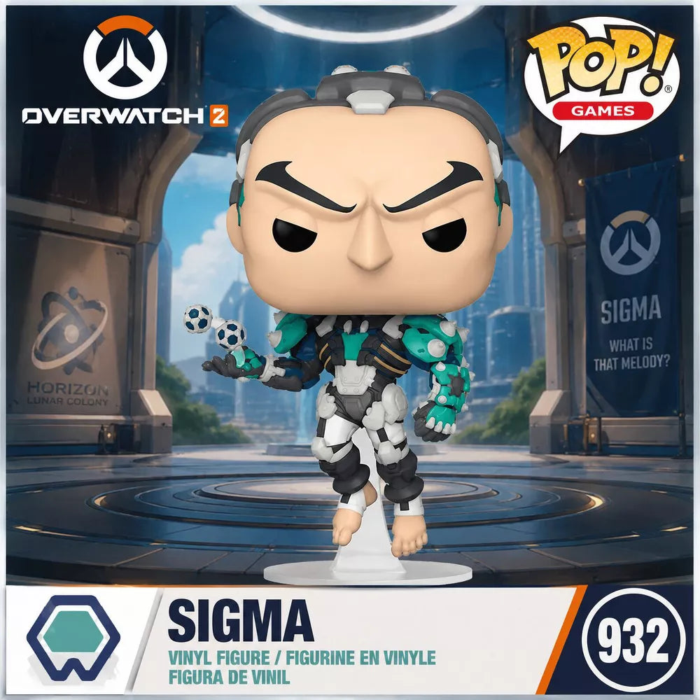 Funko POP! Overwatch 2 Sigma Figure #932 #59185 thumbnail