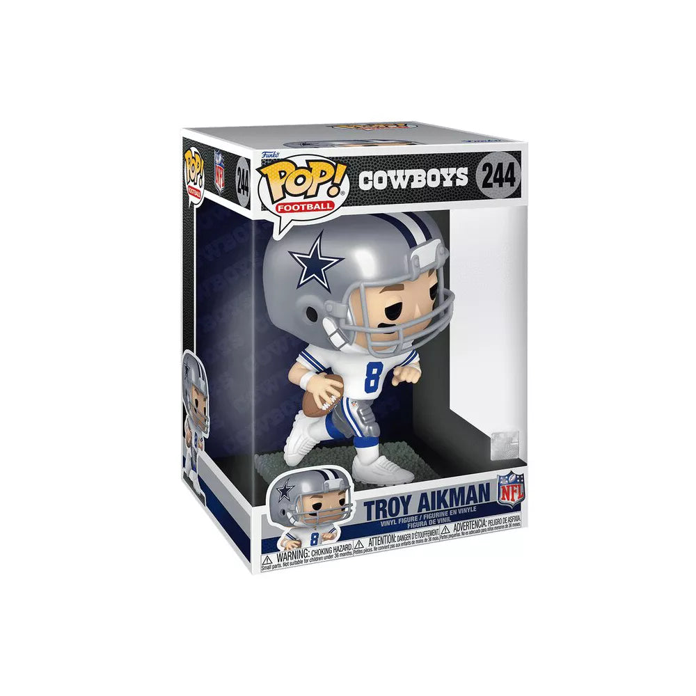 Funko POP! Jumbo Dallas Cowboys Troy Aikman Figure #244 #79586 thumbnail