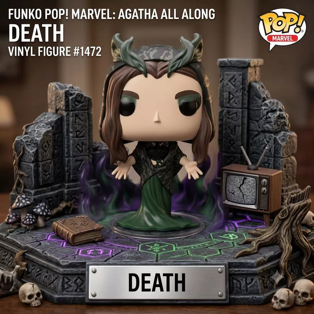 Funko POP! Agatha All Along Death Figure #1472 #75709 thumbnail